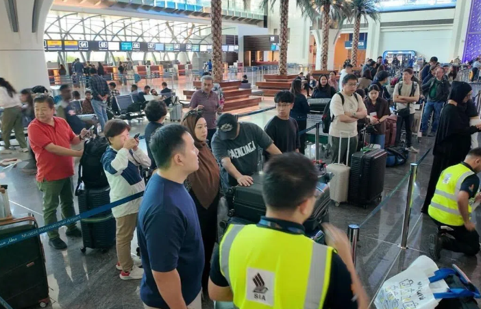 第二趟从中东载送新加坡人的专机已启航回国